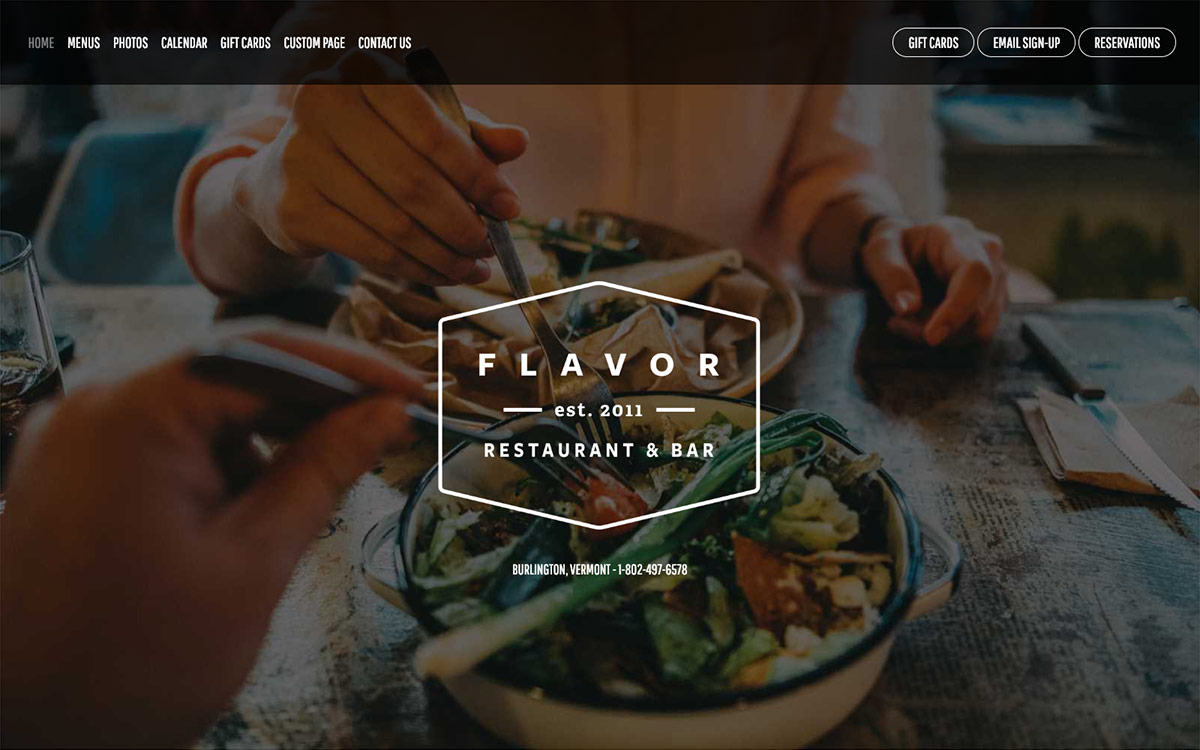 Al Fresco template screenshot